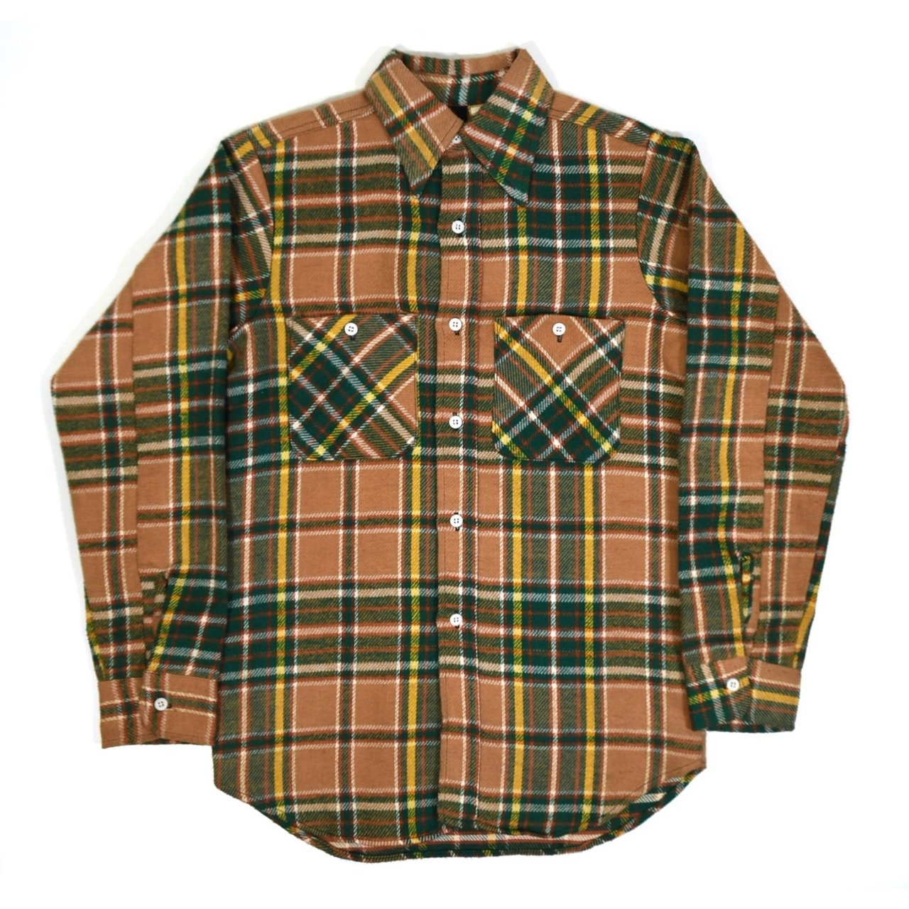 1970s BIG YANK Cotton flannel shirts S(M〜)
