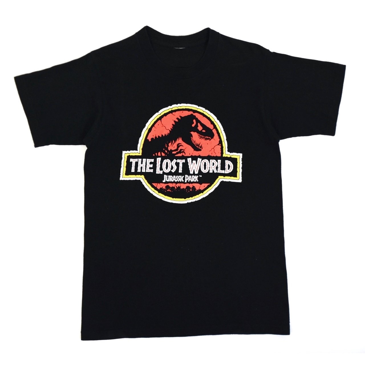 1990s JURASSIC PARK THE LOST WORLD S/S Tee M〜L Black