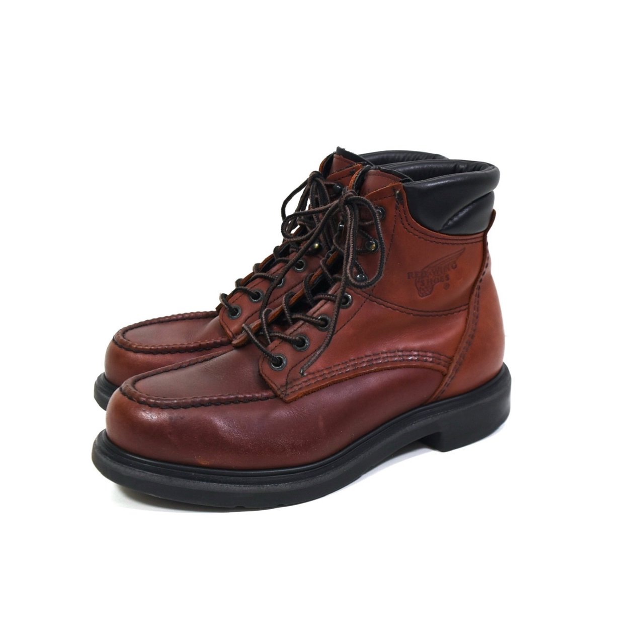 1990s RED WING 202 Super Sole US7(25cm) MADE IN USA Red brown