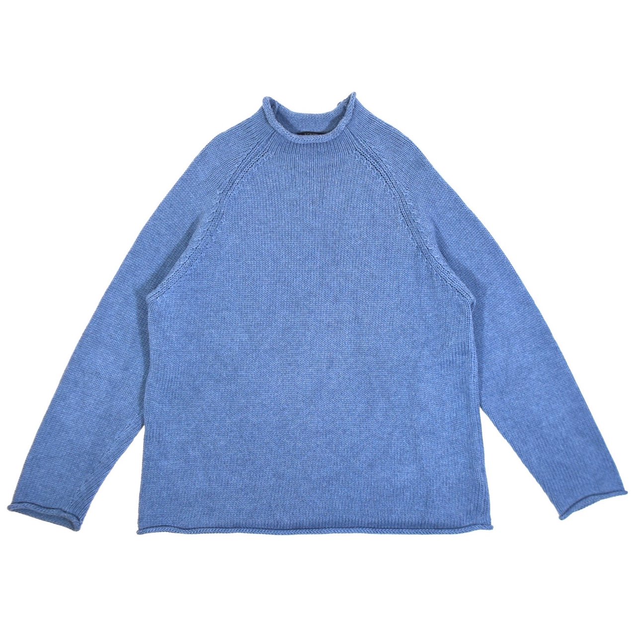 2010s J.CREW Cotton knit sweater L Light blue