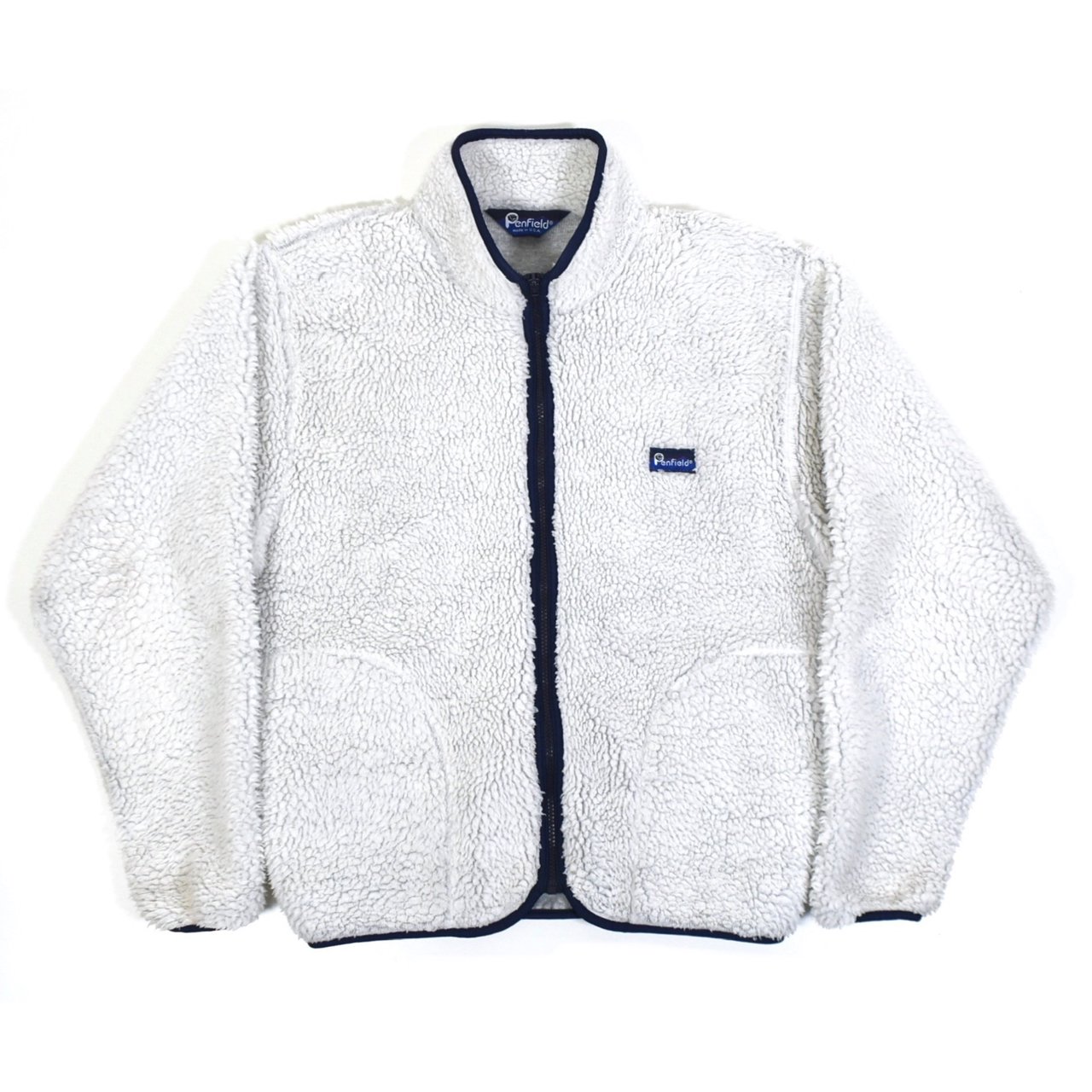 1990s Penfield Boa fleece jacket M MADE IN USA White