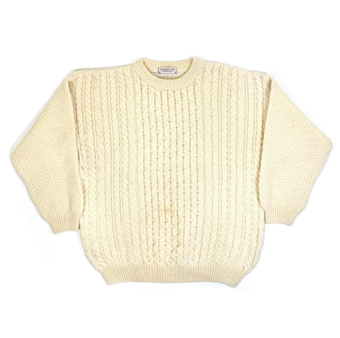 1990s HIGHLAND HOME INDUSTRIES Alan knit sweater L MADE IN SCOTLAND
