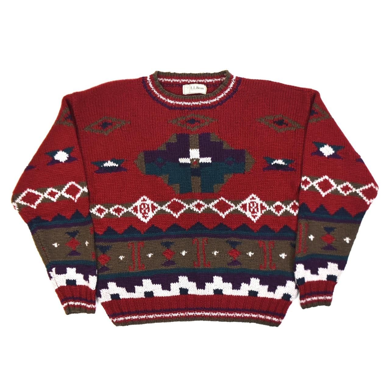 1990s L.L.Bean Wool knit sweater M〜L