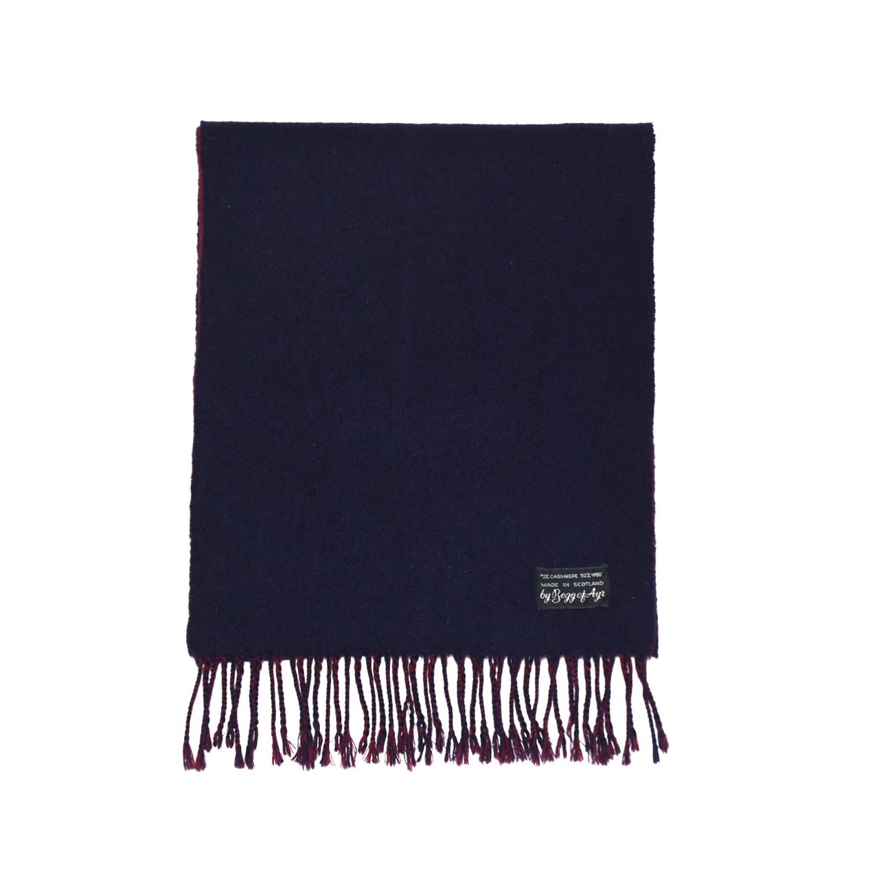 1960s Begg of Ayr Cashmere/Wool scarf MADE IN SCOTLAND