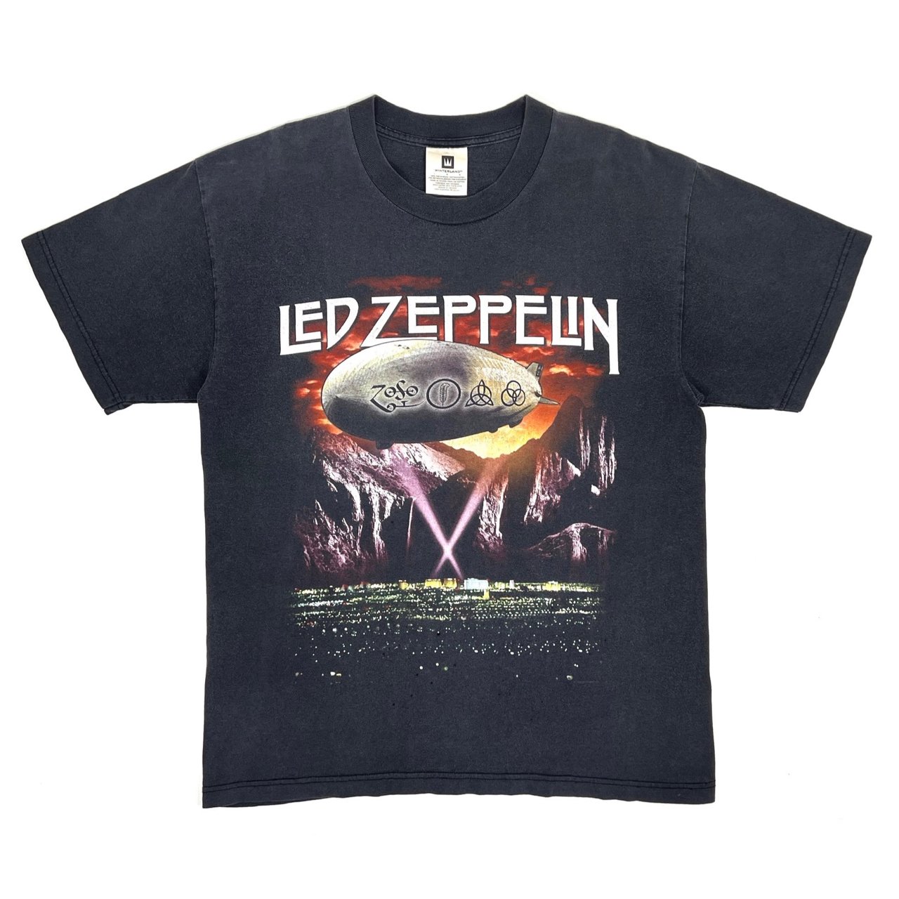 1990s LED ZEPPELIN Tour tee L Black