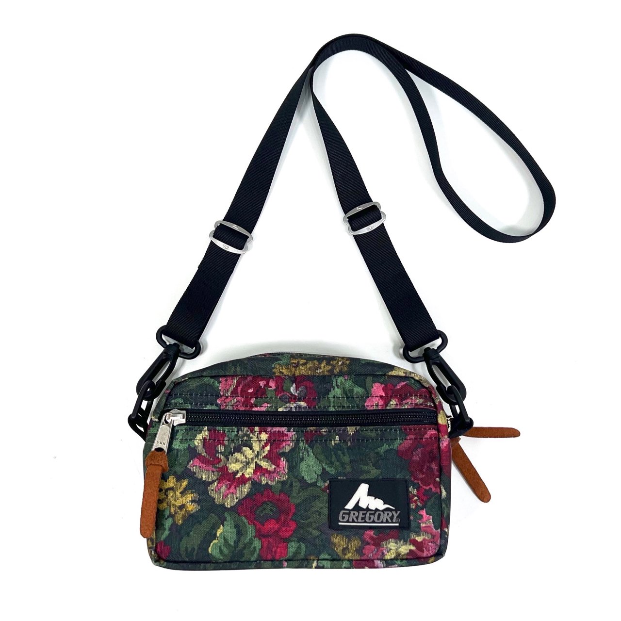 NOS 2010s GREGORY Padded Shoulder Pouch Floral tapestry