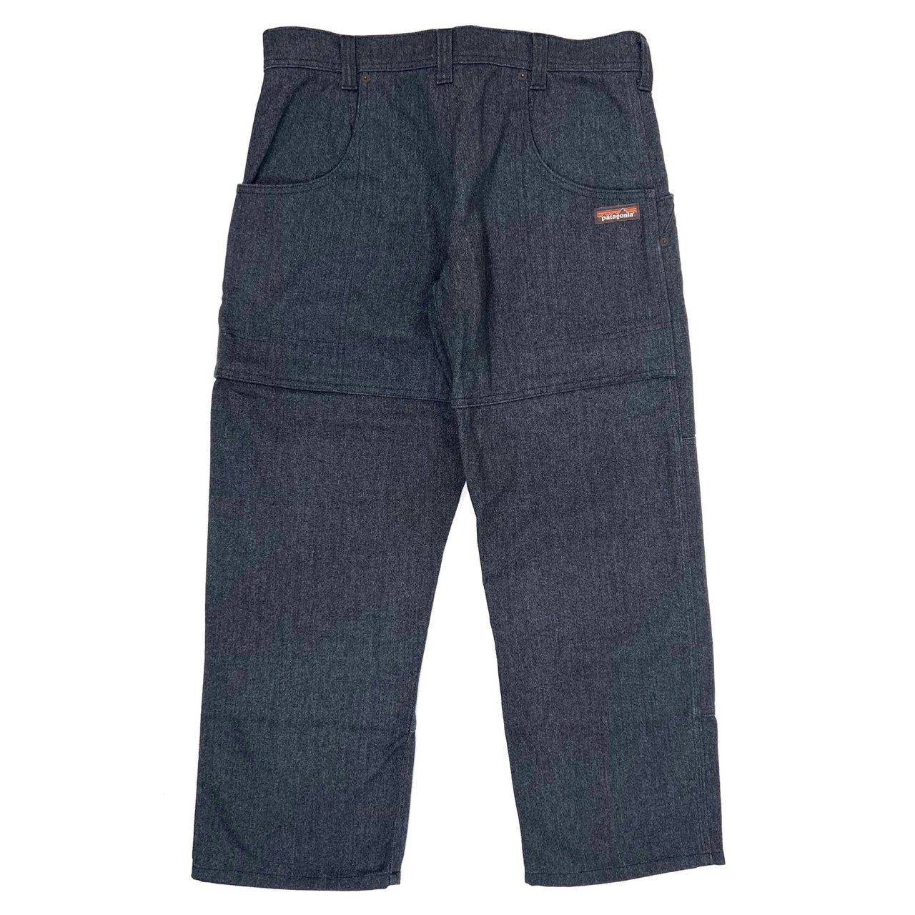 2019 PATAGONIA Men's Iron Forge Hemp Canvas Double Knee Pants W34 L27 Ink black