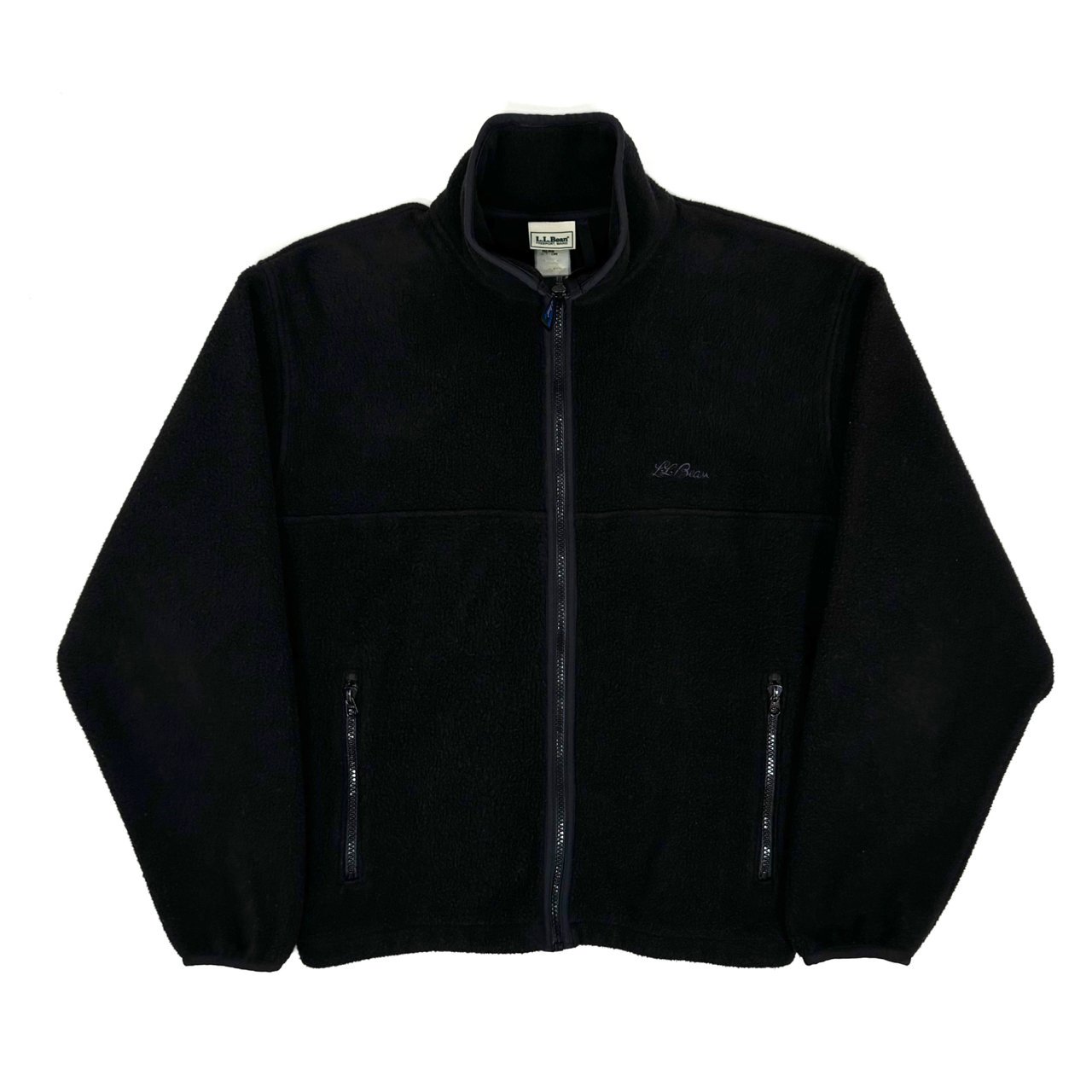 1990s L.L.Bean Fleece jacket M Black 