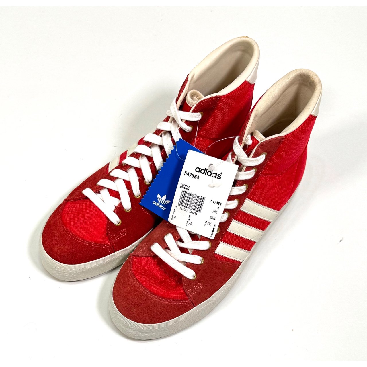 DEAD STOCK 2006 Adidas NIZZA HI US9.5(27.5cm) Red