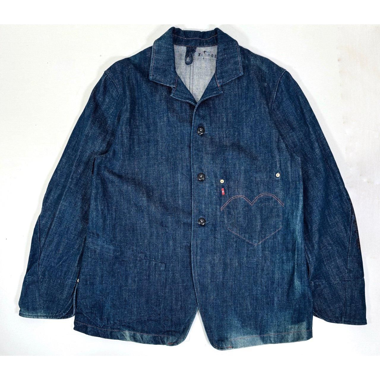 2004 LEVI'S RED 1st Coat XL MADE IN TUNISIA Dark indigo 2004 LEVI'S RED 1st Coat XL MADE IN TUNISIA Dark indigo