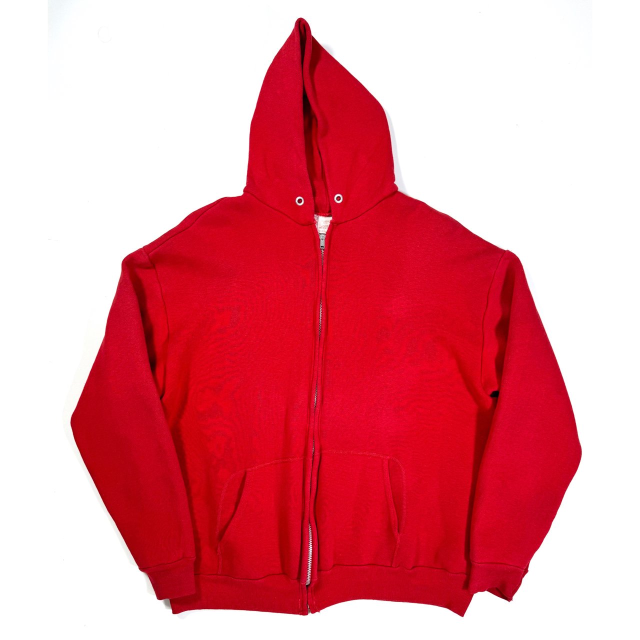 1960~70s VINTAGE Full zip Hoodie XL MADE IN USA Red