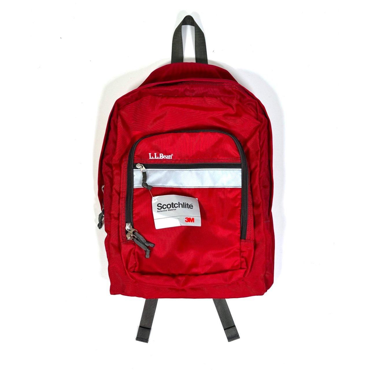 DEAD STOCK 1990s L.L.Bean Book pack Red