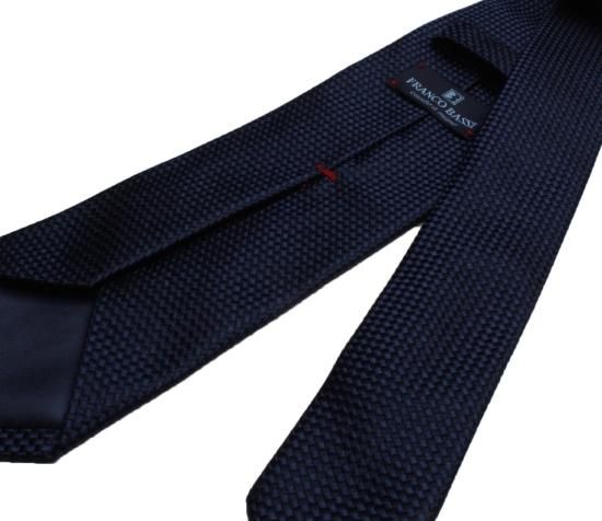FRANCO BASSI ネイビーソリッドネクタイ | 正規取扱店FRANCO FRANCO BASSI ネイビーソリッドネクタイ | 正規取扱店FRANCO