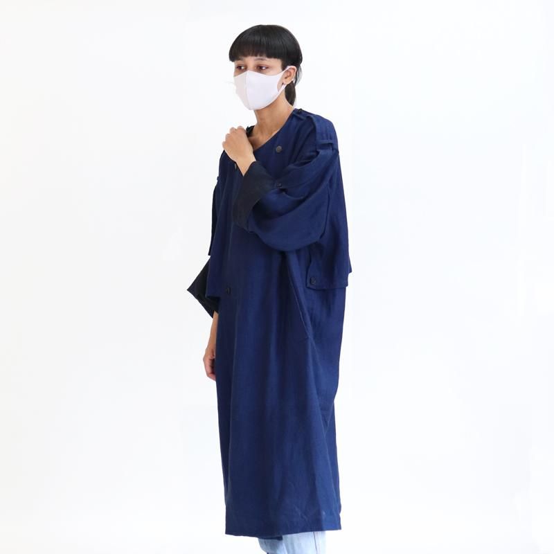 Edwina Horl|エドウィナ ホール|リネンコート|コート|17AW|DOWN TO EARTH|REGOS|リーゴス