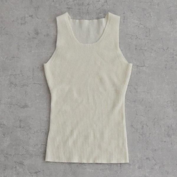 ウールタンクトップ | 極上メリノウール100% - HIKARI underwear