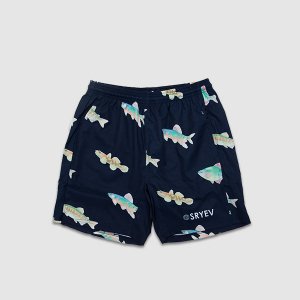 Fish pattern Buggy Shorts