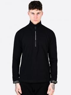クリエイティブ【CREATIVE RECREATION】アトランティックベースレイヤー ロゴ入り プルオーバー セットアップ ブラック メンズ