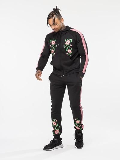 ポピーパーカー 花柄セットアップコーデセット パーカー 花柄と