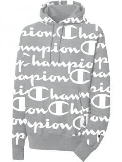 チャンピオン【CHAMPION】長袖パーカー&ジョガーパンツ C-Life ロゴ入り セットアップ オックスフォードグレー メンズ
