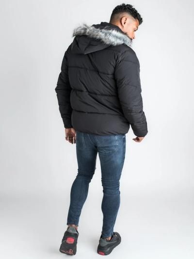 GYMKING ダウンジャケット Gym King ジムキング フード付 ロングダウンジャケット メンズ