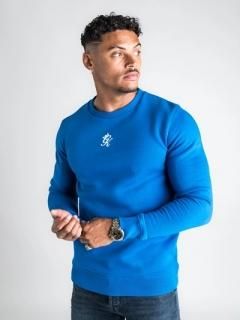 ジムキング【Gym King】ベイシス クルーネック スウェットシャツ コバルトブルー