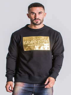 Gianni Kavanagh【ジャンニカバナ】スウェットシャツ センターロゴバッジ ブラック