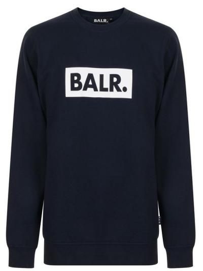 BALR ボーラー スウェット トレーナー 長袖 クルーネック メンズ BALR. ボーラー メンズ専門通販 | トレーナー ネイビー&ホワイト