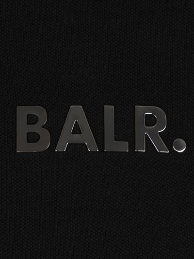 ボーラー BALR. 日本未入荷 ジョガーパンツ メンズ通販 | ブラック メタルブランドロゴ 六角形プリント 足首リブ付き