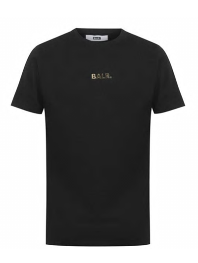 BALR.【ボーラー】Qシリーズ 半袖Tシャツ ブラック/ゴールド
