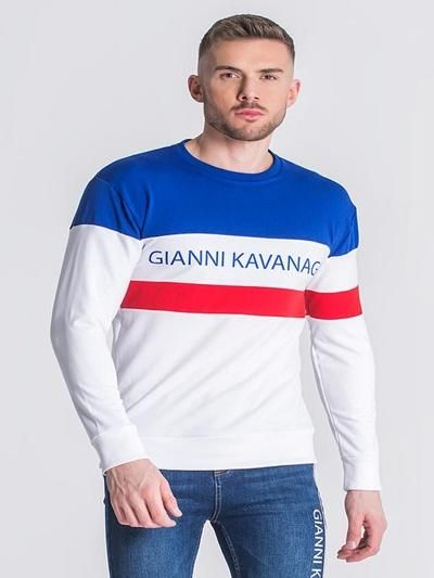 Gianni Kavanagh【ジャンニカバナ】アシンメトリック  長袖シャツ ホワイト