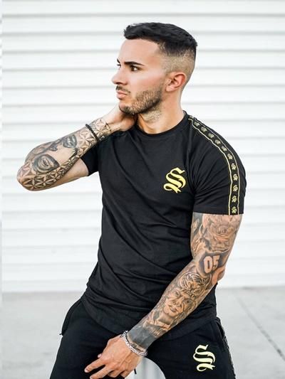 【セットアップ】SINNERS ATTIRE コットン ロゴ Tシャツ＆パンツ Sinners Attire(シナーズアタイア) - おしゃれな大人の海外