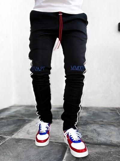 GUAPI/ BLACK ”GET RICH” Track pants | BINGOSTAR
