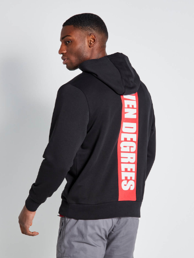 11 Degreesڥ֥ǥ꡼PRINTED BACK GRAPHIC HOODIE ץ륪Сաǥ ץ 쥮顼եå ۥ磻 ֥å