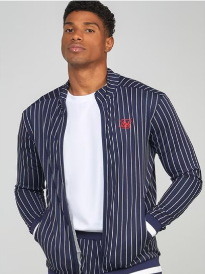 Siksilk ストライプ柄ジャージセットアップ 日本未入荷 メンズ