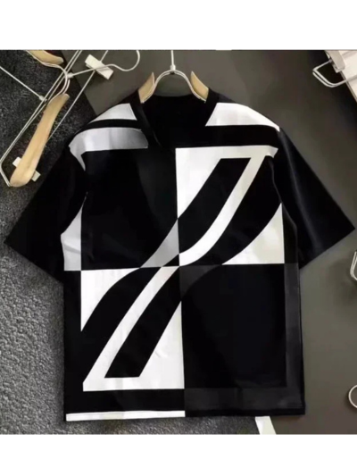 OtonaSpocon オリジナルセレクト グラフィック 半袖Tシャツ ラウンドネック リラックスフィット ブラック ホワイト