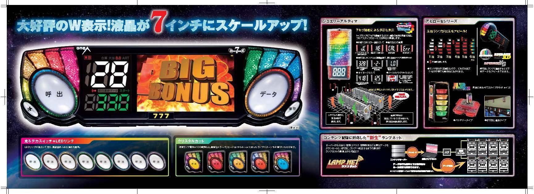 oneA ビッグウォーズ7 - パチンコ部品(パーツ)、工具、備品