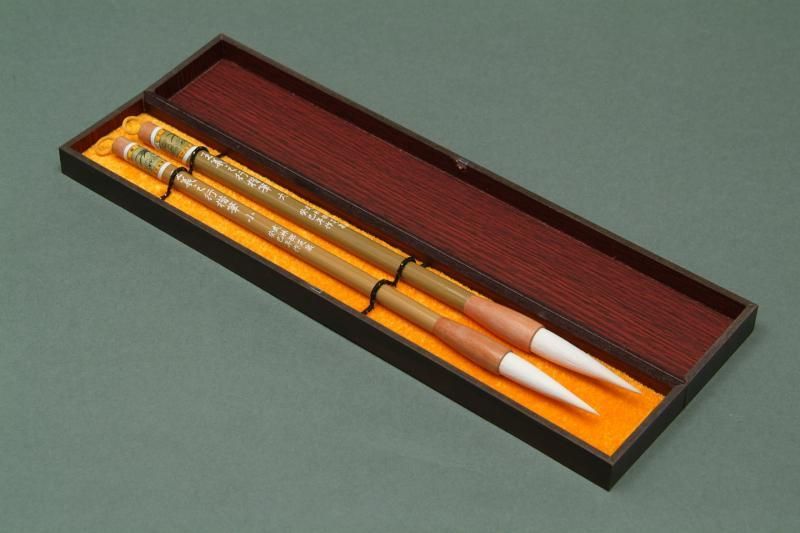 【未使用品】杭州邵芝巌筆荘出品　書道の筆　３本セット（箱入り） 未使用品】杭州邵芝巌筆荘出品 書道の筆 3本セット（箱入り） 中国