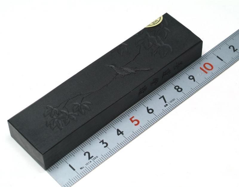 緑墨(書道)　３丁 墨運堂 墨 含翆（がんすい）3.0丁型 | 上杉文林堂