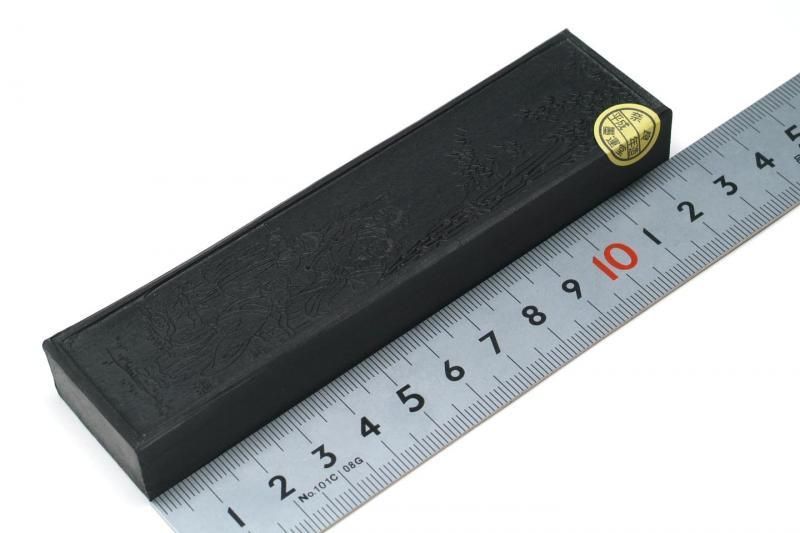 【現金特価】 希少 黒運堂「七老」高級古墨 書 - 大正〜昭和初期購入 使いかけ 書