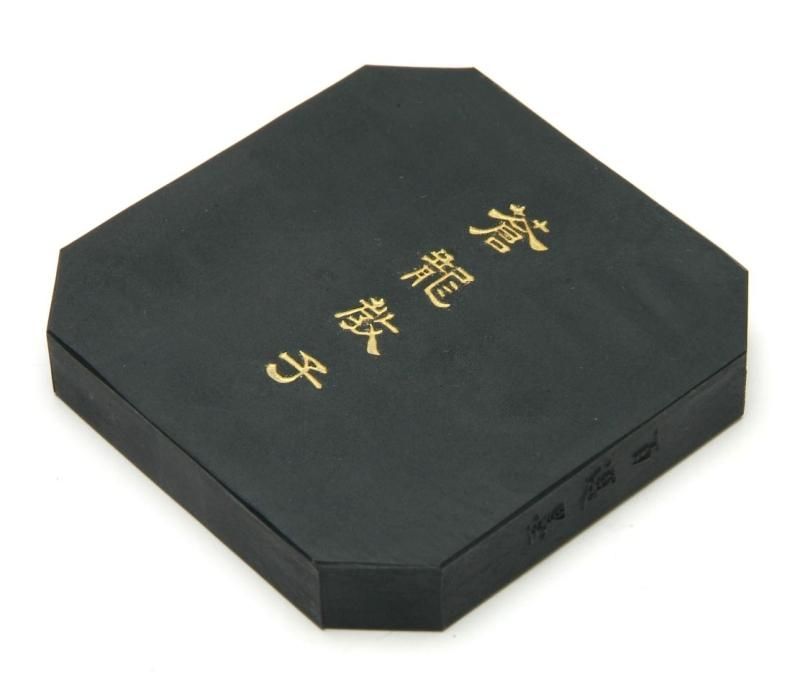 【未使用】雄勝硯　遠藤弘行作　＋　純松煙　墨 2ff0a226be32060bfa04dc2365d3bf
