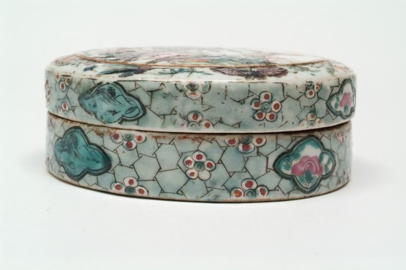 古玩 粉彩人物紋 陶硯 - 書道用具専門店 西本皆文堂 オンラインショップ