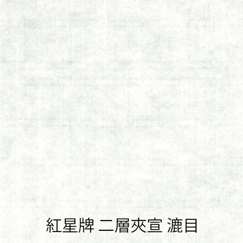 紅星牌 四尺浄皮羅紋宣 全紙 20枚｜書道用品通販【半紙屋e-shop】