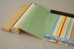 【墨研】唐古紙◆新民牌 精製 尺八屏 洒金 洒銀 三反◆未使用◆中国紙 宣紙 純天然辰砂製復古人形墨（唐木元箱付） – 株式会社 明月