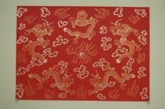 中国古い蝋箋、瓦當図案、散金笺等114枚 便箋｜紙シリーズ｜便箋 シルク 落ち葉柄 S2(87181006)｜ミドリ