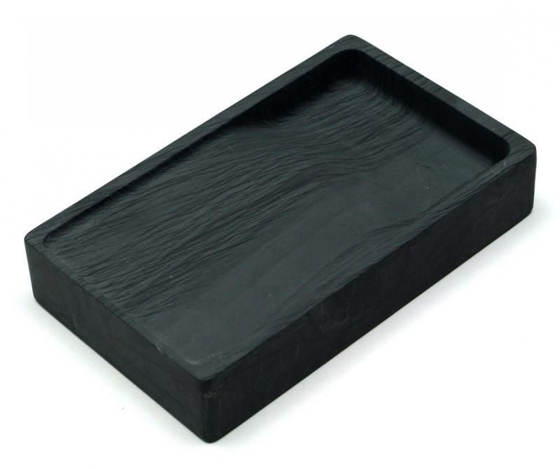 歙州 歙州 長方硯 6インチ 【規格品】 - 書道用具専門店 西本皆文堂