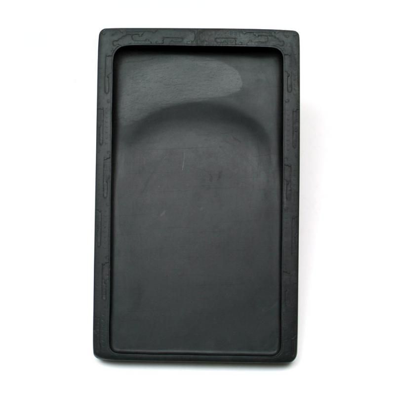 水坑 歙州 眉子紋長方大硯 13.6インチ - 書道用具専門店 西本皆