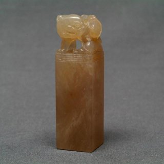 【規格品】 印材 紐付巴林彩凍石 2.0cm