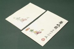 漢韻堂 嬰戦図 木版水印箋  4種 計30枚
