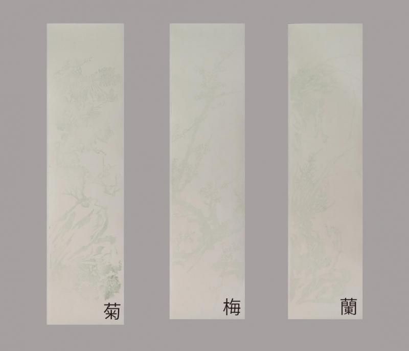 紅星牌 水印画仙 半切 1986年製 100枚反 3種＜限定1セット