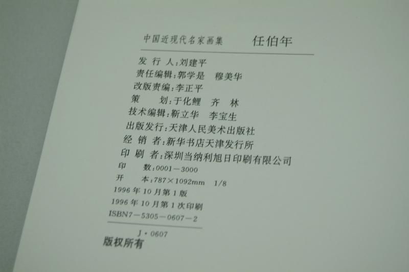 金農先生　清時代書画名家　画集　1996年　天津出版社　二冊　美品 中国近現代名家画集 任伯年 - 書道用具専門店 西本皆文堂